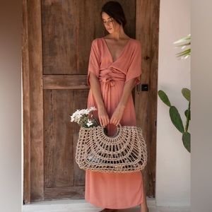 NWT Hazel & Folk Melody Maxi Dress | Dusty Rose